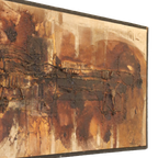 Vintage Schilderij Artwork Finn Lorentzen 'sommerfugel' thumbnail 4