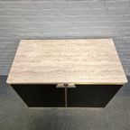 Belgo Chrom Tweedeurs Sideboard In Maison Jansen Style - Jaren 70 thumbnail 9