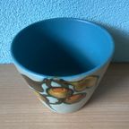 Flora Gouda Holland Flower Pot Decor “Aster” 1960S thumbnail 8