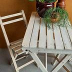 Bistro Set, Klaptafel En Klapstoelen, Tuin / Balkon Setje thumbnail 4