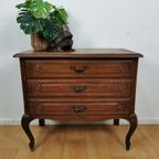 Vintage Queen Ann Ladekastje Ladekast, Commode Dressoir 010 thumbnail 2