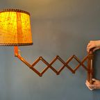 Vintage Schaar Lamp | Retro Schaarlamp | Mid Century Moderne Lamp thumbnail 2