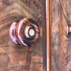 Heel Mooi Antiek Engels Mahonie Driedelig Kabinet, Met Planken En 3 Lades, 210 Cm Hoog thumbnail 11