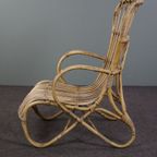 Rotan Belse 8 Fauteuil Met Hoge Rug, Dutch Design, 1950 thumbnail 6