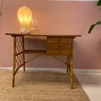 1950'S Louis Sognot Bamboo Desk thumbnail 4