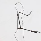 Unique Commissioned Steel Mannequin Art Work 1970S thumbnail 2