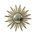 Mid Century Verkoperd Metalen Zonnespiegel Deknudt Convex 55Cm thumbnail 3