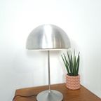 Zilverkleurige Tafel Bollamp Vintage Tafellamp thumbnail 7