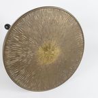 Rooktafel Met Bewerkte Koperen Bovenplaat - Ca. 1920 thumbnail 9
