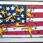 Vintage Litho Poster Van Keith Haring thumbnail 13