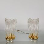 Italian Murano Glass Petali Table Lamp, 1970S thumbnail 14