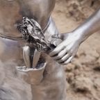 Gedetailleerd Tinnen Beeld/sculptuur Ambachtelijke Slager🥩 thumbnail 3