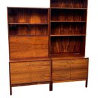 Vintage Wandmeubel Boekenkast Palissander Jaren 70 Design thumbnail 8