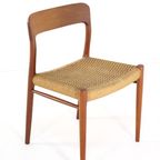 Niels O Möller Stoel Model 75 Eetkamerstoel Vintage thumbnail 9