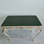 Vintage Jaren 50 Smeedijzeren Salontafel (Gardentable) thumbnail 2