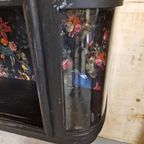 Vintage Kastje Dressoir Drankkast Bar Wandmeubel thumbnail 13