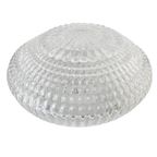 Mid-century Ronde Glazen Plafondlamp Bubbelglas 1960’s thumbnail 3