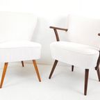 2 Vintage Cocktail Fauteuiltjes | Stoelen Nieuw Gestoffeerd thumbnail 14