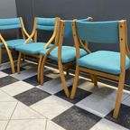 4 Dining Chairs By Ludvik Volak 1960S thumbnail 5