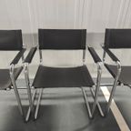 Te Koop 7 Stuks Buizenframe Stoelen, Als 1 Set. Marcel Breuer thumbnail 7