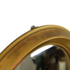 Vintage Bolle Gouden Spiegel Artilux Butler Heksenoog 23Cm thumbnail 4