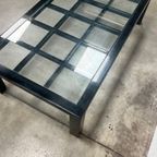 Vintage Zwarte Hoogglans Salontafel Met Glazen Blad, Japanse Stijl, 1980’s thumbnail 16