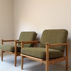 Vintage Houten Zithoek / Bank / Fauteuils / Salontafel thumbnail 7