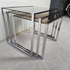 Vintage Mimiset Nesttables Chroom Goud 23K thumbnail 4