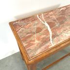 Oude Houten Tafel Met Marmeren Blad thumbnail 11