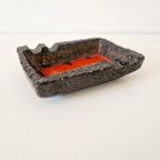 60's Vintage Asbak Lava Keramiek West Germany Stijl thumbnail 2