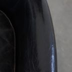 Subtiele Zwarte Fauteuil Met Omkeerbaar Kelim Zitkussen thumbnail 10