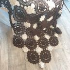 Fantastische Gehaakte Sprei Of Plaid Bruin Creme Boho 270 X 240 Cm thumbnail 6