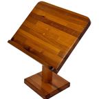 Vintage Grenenhouten Boekenstandaard / Magazine Jaren 70 thumbnail 6