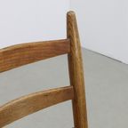 3X Ladder Chair In Oak & Rush, 1960S thumbnail 10