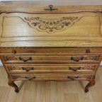 Brocante Queen Ann Secretaire, Ladekast, Landelijk Bureau thumbnail 18