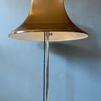 Willem Hagoort Space Age Vloerlamp Met Beige Heksenhoed Kap thumbnail 7