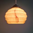 Paar Art Deco Hangers In Gemarmerd Opaline, 1920-30 thumbnail 10