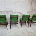 Set 4 Vintage Stoelen Jaren 60 Nieuw Bekleed Met Skai thumbnail 16