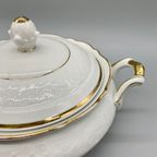 Bavaria Schumann Arzberg Barok Wit Reliëf Terrine thumbnail 6