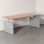 Drentea Bureau, Beuken Blad, 180X90 Cm, Hoogte Instelbaar Onderstel D.M.V. Handslinger thumbnail 2