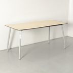 Solidesk Bureau, Ahorn Blad, 160 X 85 Cm, Vaste Hoogte Onderstel thumbnail 2
