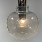 Glazen Space Age Hanglamp, Glashütte Limburg, Duitsland 1970'S thumbnail 6
