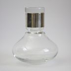 Modernist Glass Decanter With Lid thumbnail 7