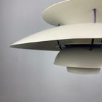 White And Purple Ph5 Pendant Light By Poul Henningsen For Louis Poulsen 1970 thumbnail 5