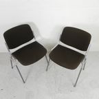 Set Van 2 Castelli Dsc Axis 106 Stoelen Door Giancarlo Piretti, Jaren 70 thumbnail 17