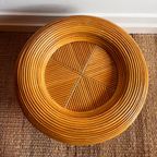 ‘pencil Reed’ Rotan Bamboe Salontafel Vintage thumbnail 6