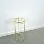 Messing Plantentafel Met Glazen Blad thumbnail 7
