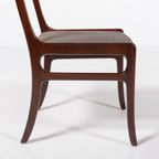 Pair Of Ole Wanscher Dinning Chairs ‘rungstedlund’ By Poul Jeppesen Møbelfabrik, 1950’s Denmark thumbnail 6
