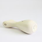 Organic 1950S Shaped White Ceramic Base By Flora Pottery thumbnail 8