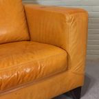 Vintage Design Leren Xl Fauteuil Loveseat, Machalke, Cognac thumbnail 9